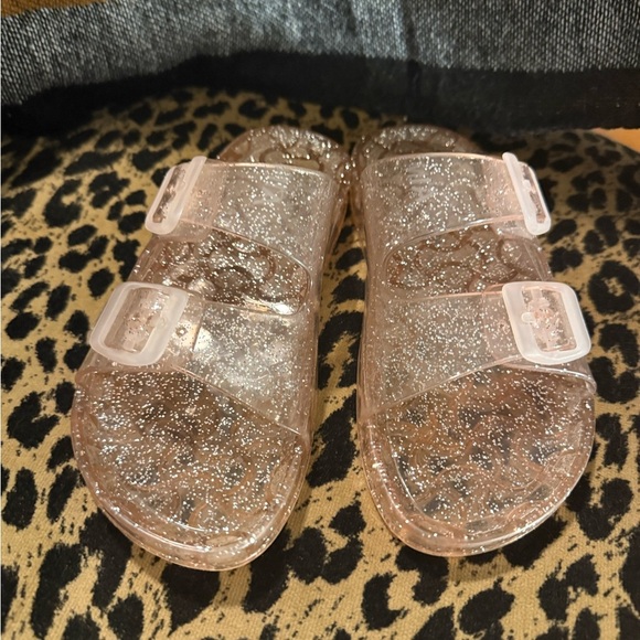 MIA Kids Glitter Sandals - Pink - Picture 1 of 6